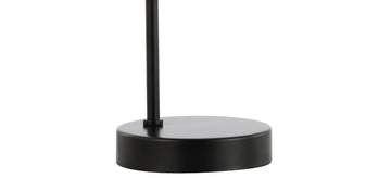 Arco 18.25" Iron/Glass Minimalist Mid Century Globe LED Table Lamp - JONATHAN Y